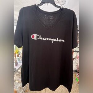 Champion Women’s Black Tee, Size 2X, NWT